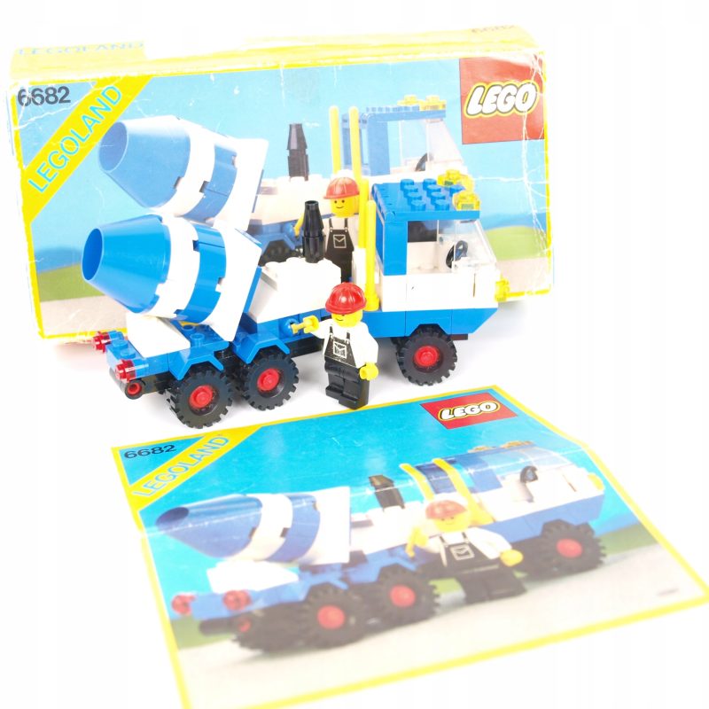LEGO Classic Town Construction 6682 Cement Mixer Lata 80 Legoland