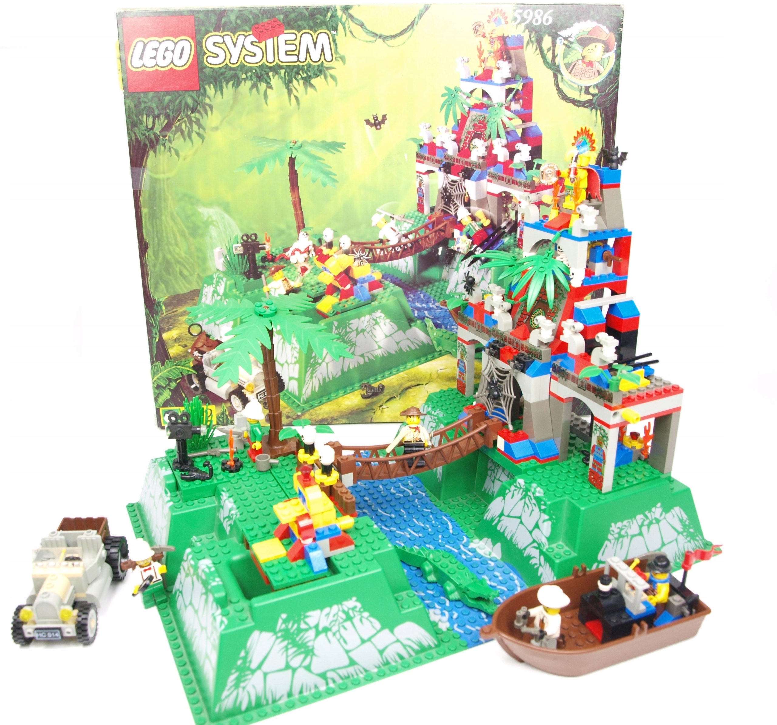 LEGO Adventurers Jungle 5986 Amazon Ancient Ruins Lata 90 System