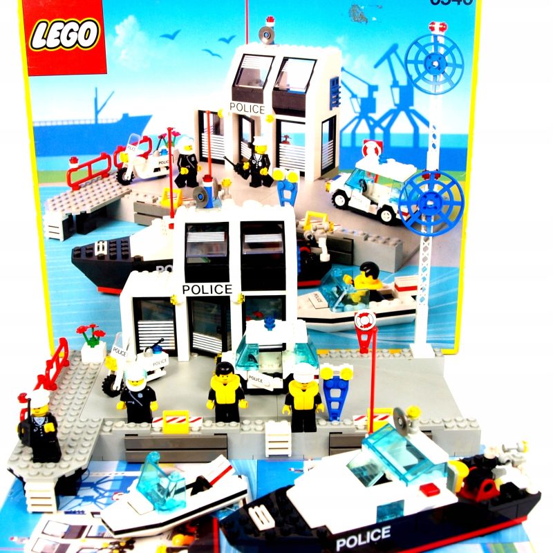 LEGO Classic Town 6540 Pier Police Lata 90 System Legoland