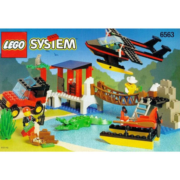 LEGO Classic Town 6563 Gator Landing Lata 90 System
