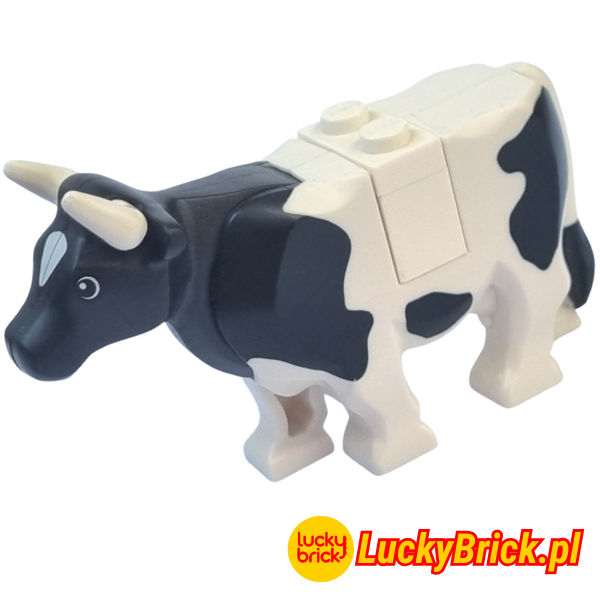 LEGO Krowa FARMA ZWIERZĘTA 64452pb02c01 Krówka City łaciata Rolnik