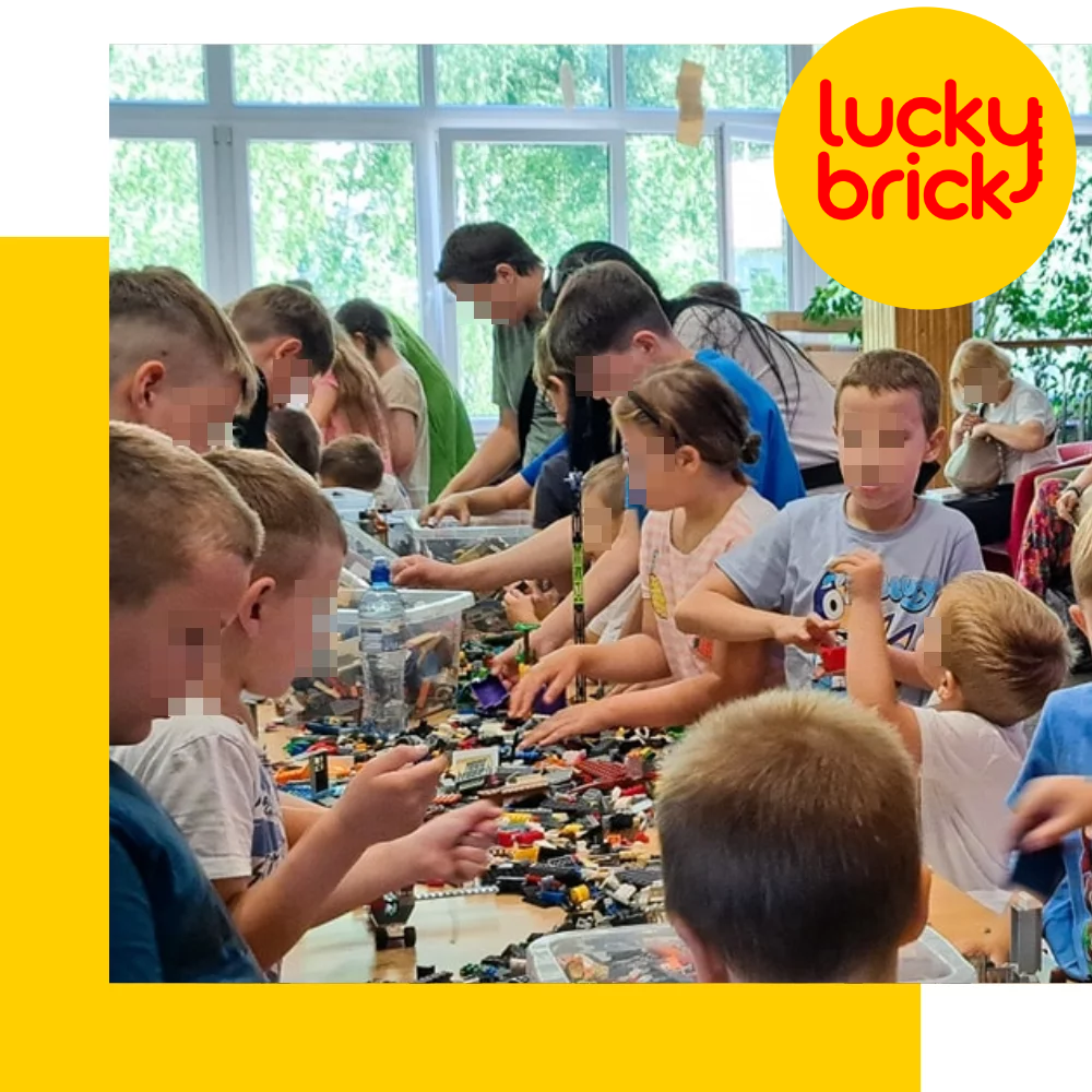 Organizujesz wydarzenie? Wynajmij 50 kg klocków LEGO i stwórz strefę budowania. Eventy, pikniki, imprezy – dojazd cała Polska.